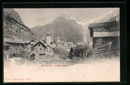 Göschenen, Teilansicht des Ortes an der