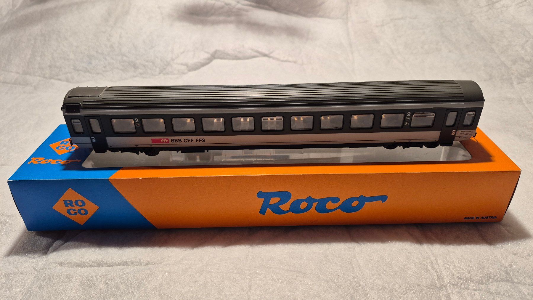 Roco Modellini di ferrovie: ROCO EW IV 2. Klasse-Wagen der SBB, H0, DC – Usato da Freienstein venduto da Gotthardlok