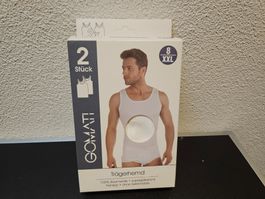 Neu - Gomati - Trägerhemd weiss 2 Stk. XXL -Verp. Beschädigt