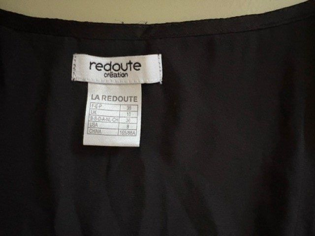 La Redoute Vestiti: Petite robe noire drapée col plongeant T. S – Usato da Zürich venduto da AnnaSa 8