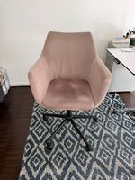 Moderner Bürostuhl / Drehstuhl in Altrosa