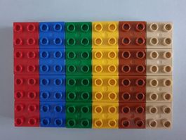 Lego Duplo (45) 24 Bausteine 2x2 Noppen