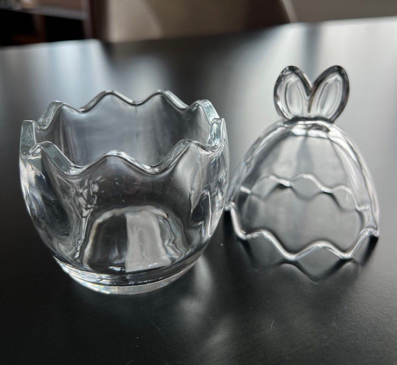 Toutes les décorations: Osterdeko Glas Ei – Neuf (Voir description) à Thun par Steinitz 1