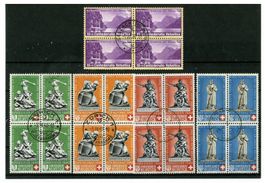 PRO PATRA 1938 + 1940 VIERERBLOCKS GEST. - FR. 308.-