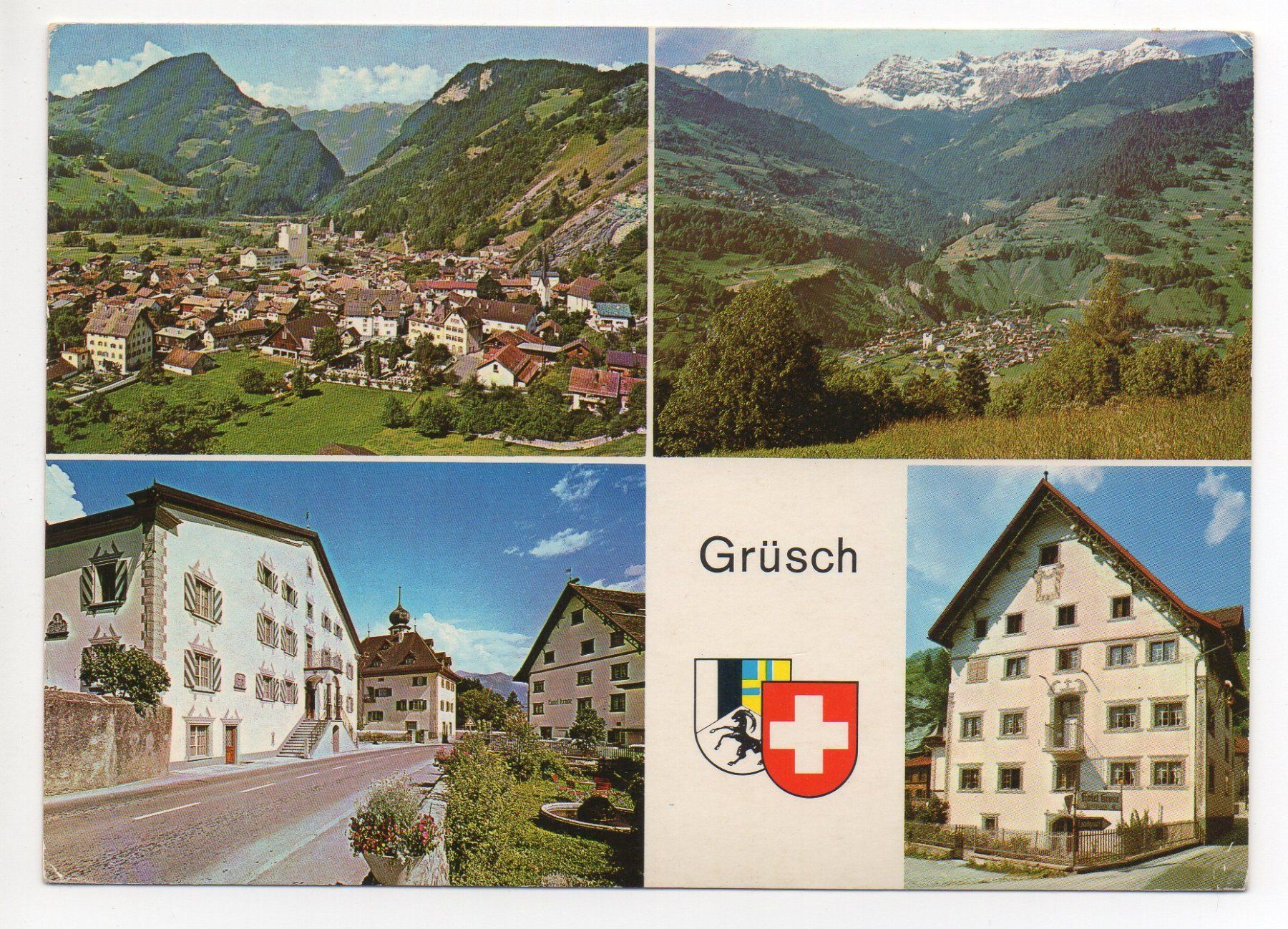 Cartoline postali: GRÜSCH Prättigau – Usato da Jona venduto da philajona