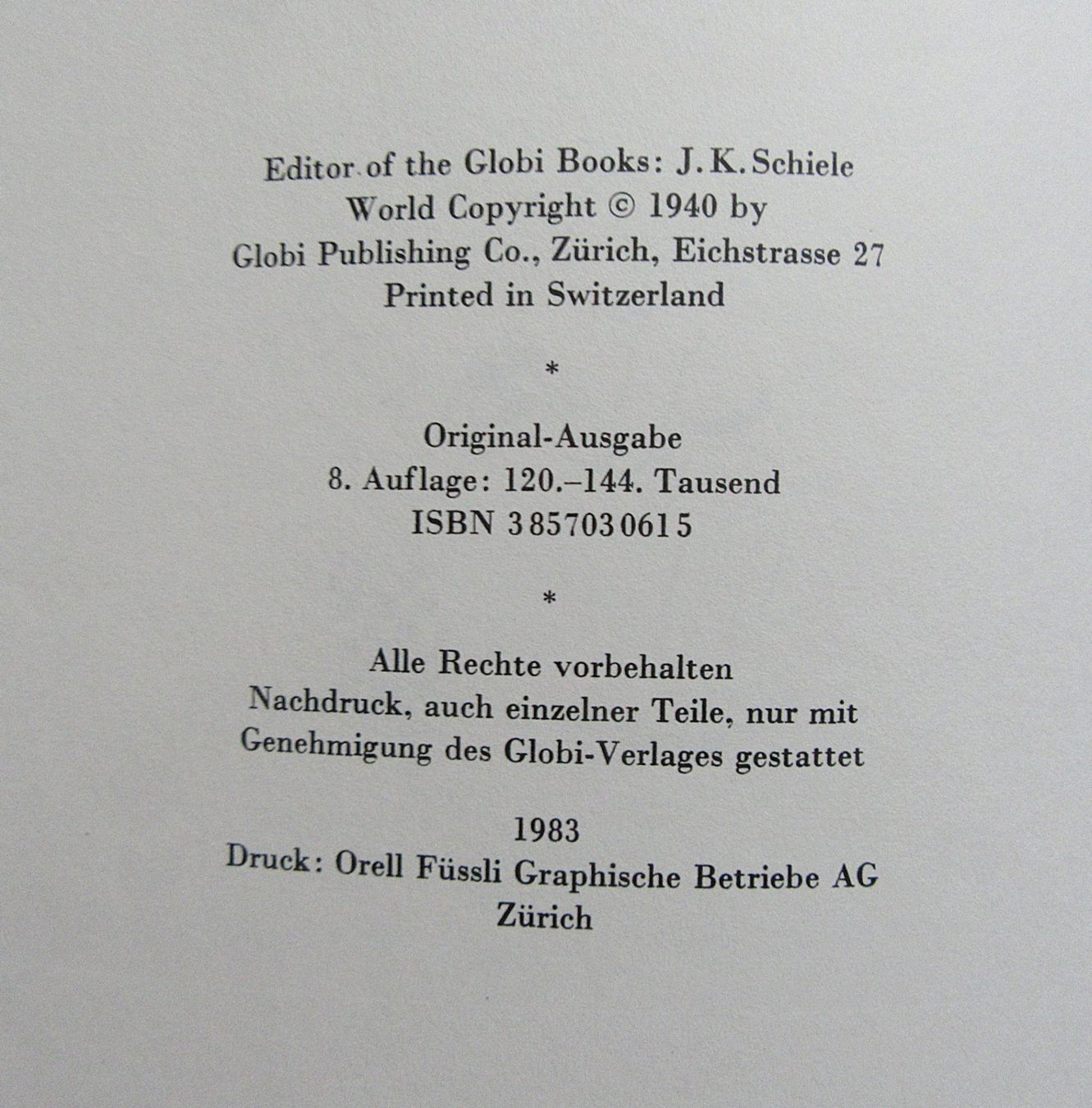 Bücher: Globi wird Soldat - 8.Auflage 1983 – Gebraucht aus Auenstein von Padabimbim 1