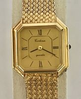 Montre femme Certina quartz couleur or état correct
