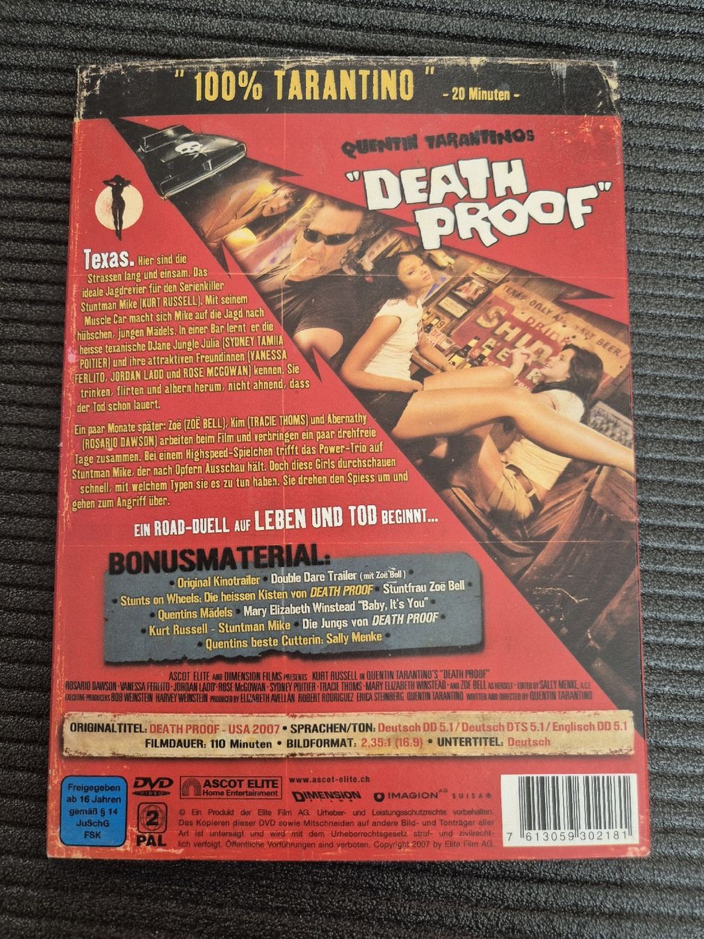 Tutti i DVDs: Death Proof DVD Doppel Collectors Edition  – Usato da Frenkendorf venduto da naibaf01 1
