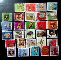 PRO PATRIA 1982-1996 TIMBRES OBLITÉRÉS. SBK 41.50 /T171