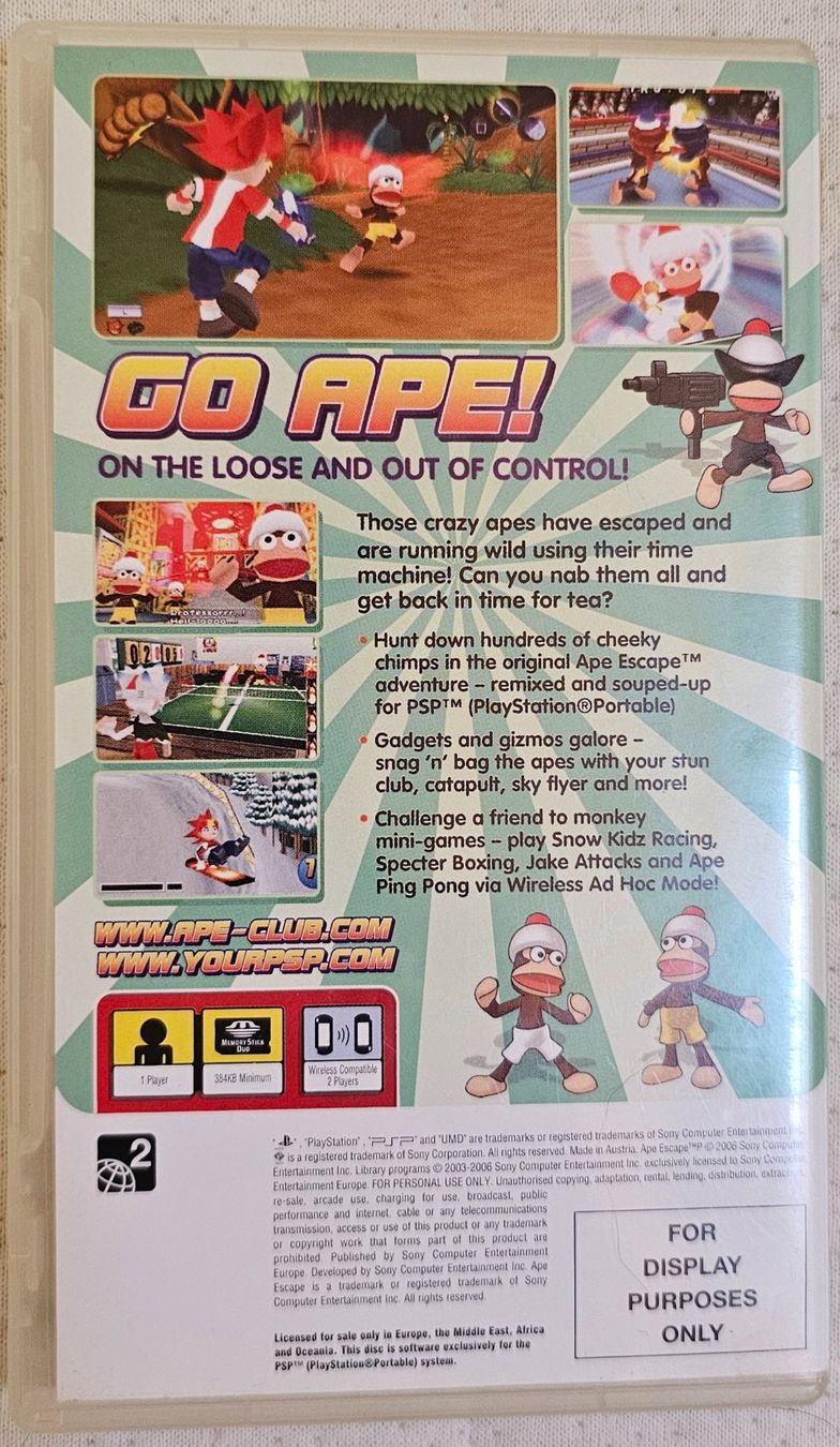 Sony Jeux: PSP Spiel - Ape Escape P – D'occasion à La Garde par The_Hammer76 1