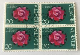 4 er Block Nr.492 mit Vollstempel Bern