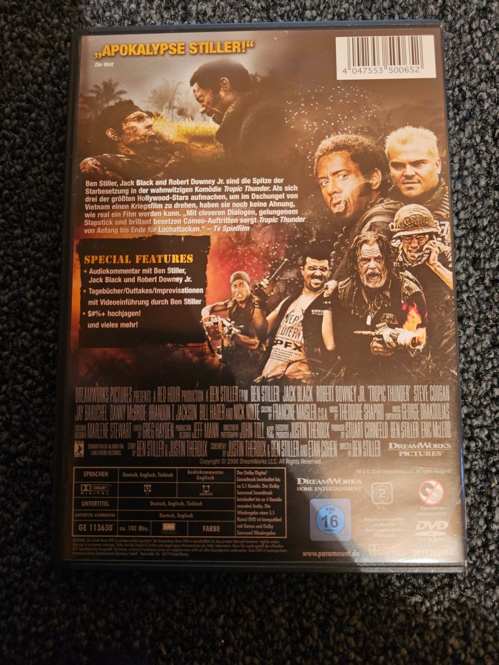 Tutti i DVDs: TROPIC THUNDER(13089) – Usato da Ruswil venduto da M71 1