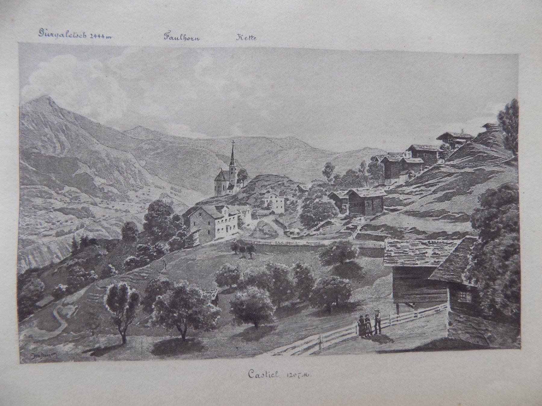 Gravures: Castiel Arosa – D'occasion à Risch par Rischli15 1