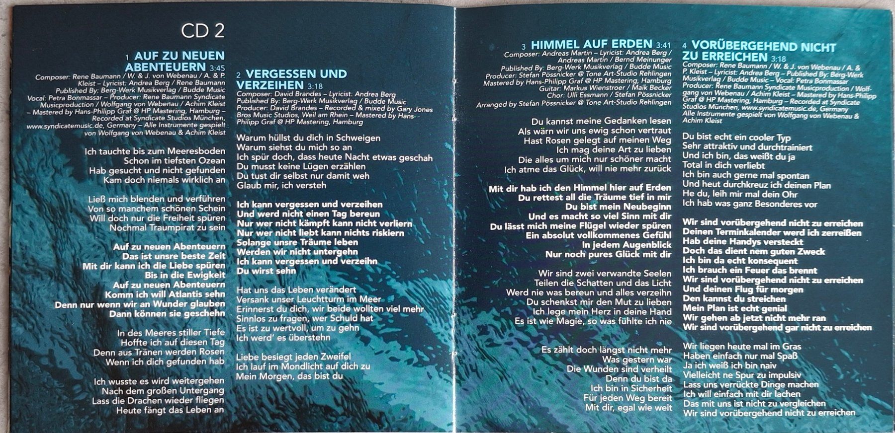 CD: Andrea Berg - Atlantis – Usato da Reinach BL venduto da Chela04 6