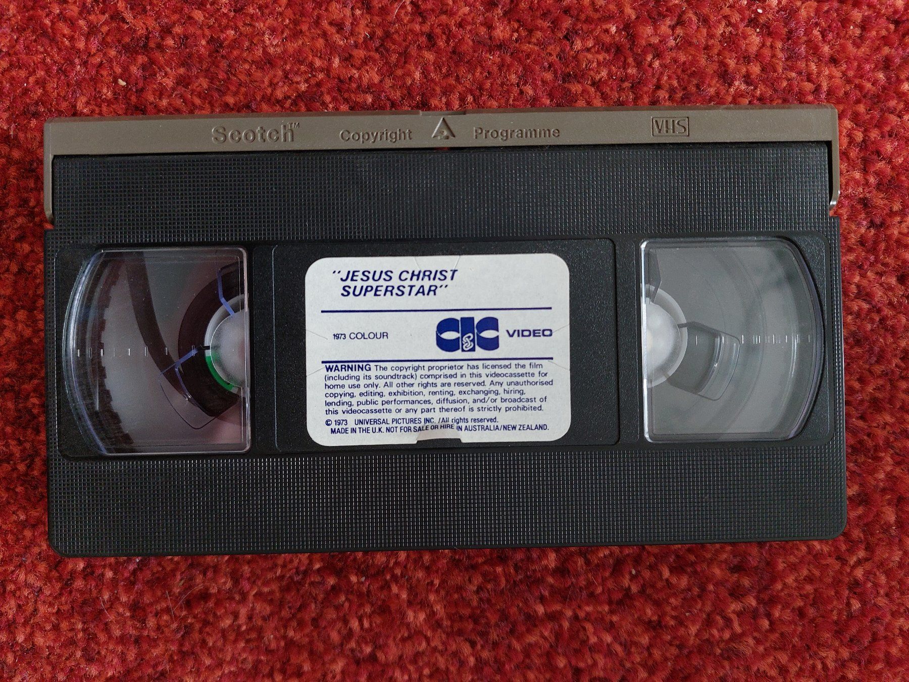 Tutti i VHS: Jesus Christ Superstar auf VHS – Usato da Basel venduto da iwakuni 2