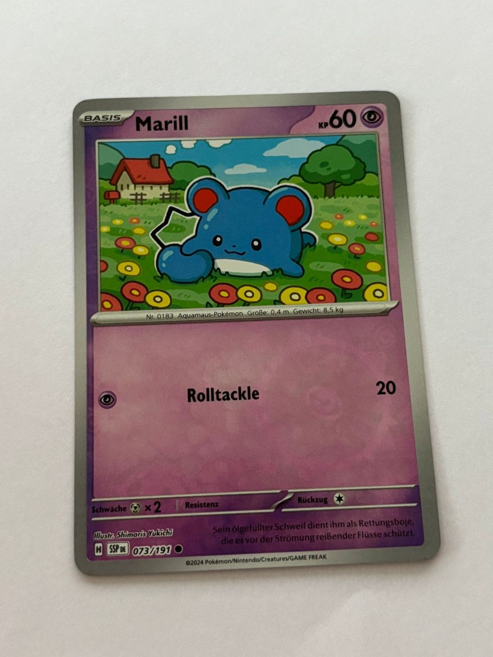 Pokémon Carte collezionabili: Pokemon-Karte Marill 073/191 – Usato da Herisau venduto da Seyashop1