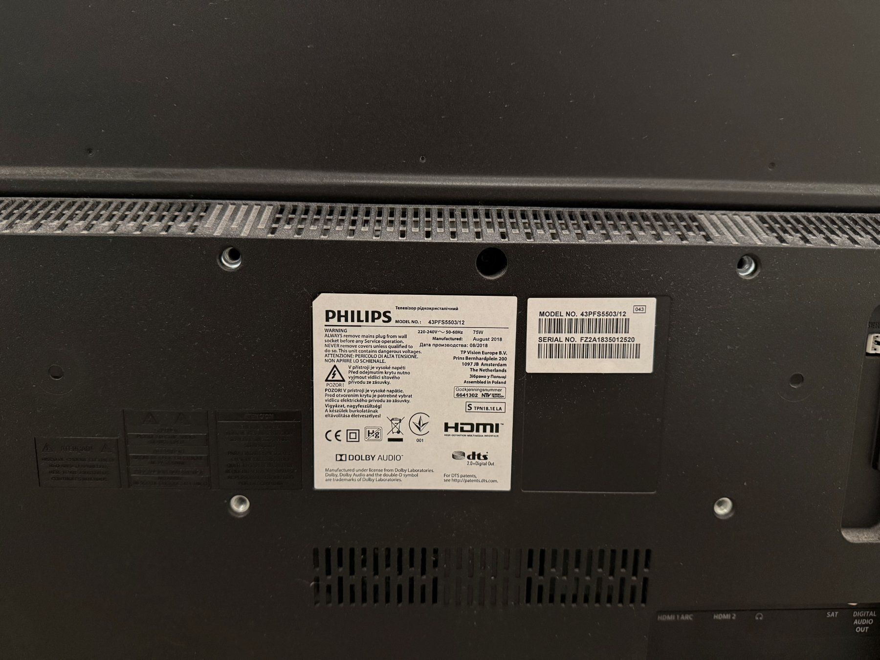 Televisori: Philips 43PFS5503/12 – Usato da Unterägeri venduto da sta_vc7m 4