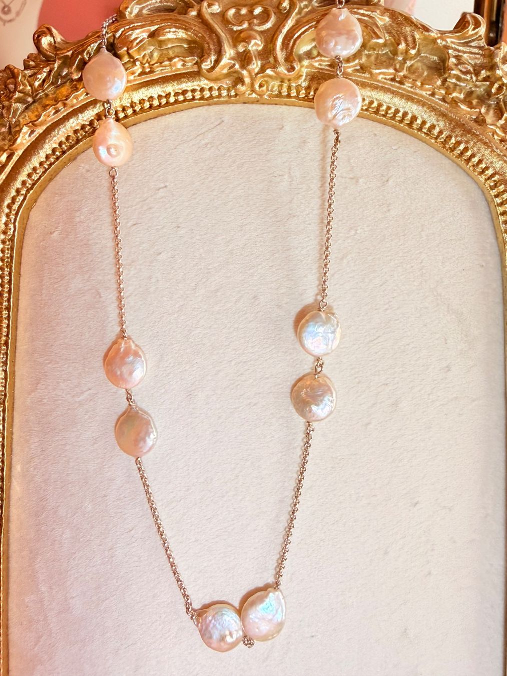 Catenine: Collier perles eau douce en argent – Nuovo e nell'imballaggio originale da St-Maurice venduto da Sandrinette123 5