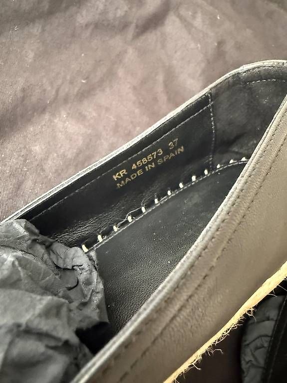 Saint Laurent Scarpe da donna: Saint Laurent Espardille Schwarz 37 leder – Usato da Zürich venduto da justynapl 2