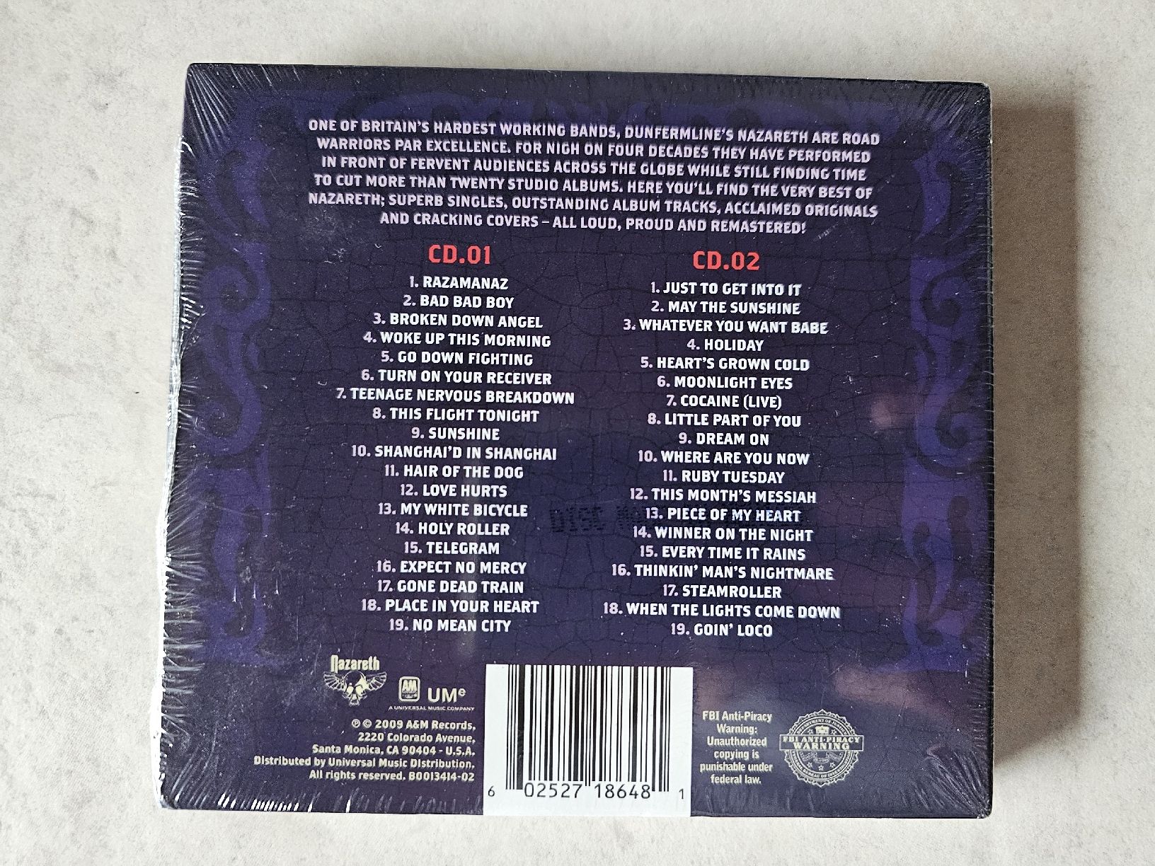 CD: Nazareth  -  The Anthology  /  2 CD Set Remastered Fabrikneu – Nuovo e nell'imballaggio originale da Schneisingen venduto da backstore24 1