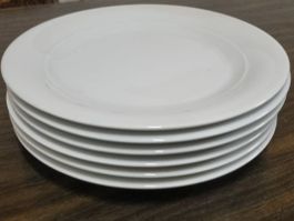 6x Dessertteller 18cm Schönwald Germany 6209 Porzellan weiss