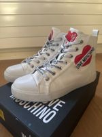 Love Moschino Sneaker Hightop Gr. 37 Weiss Schuhe
