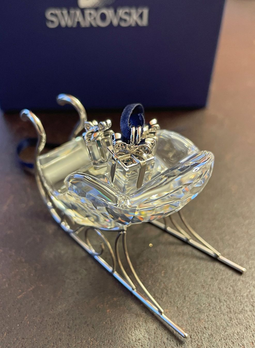 Swarovski Alle Dekorationen: Swarovski Schlitten silberfarbig – Neu und originalverpackt aus Chur von elifornico 3