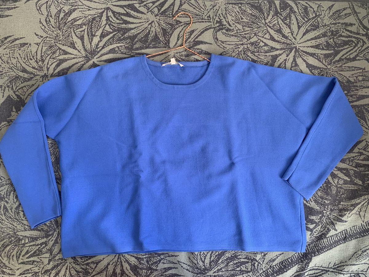 Maje Maglioni & Felpe: Pull MAJE bleu 💙🦋oversize - taille 2  – Usato da Lausanne venduto da Xiaoxi 2