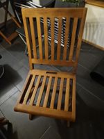 2x Gartenstühle Holz