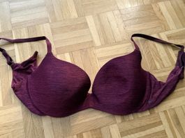 Victoria's Secret PINK BH, Grösse 36D, bordeauxrot
