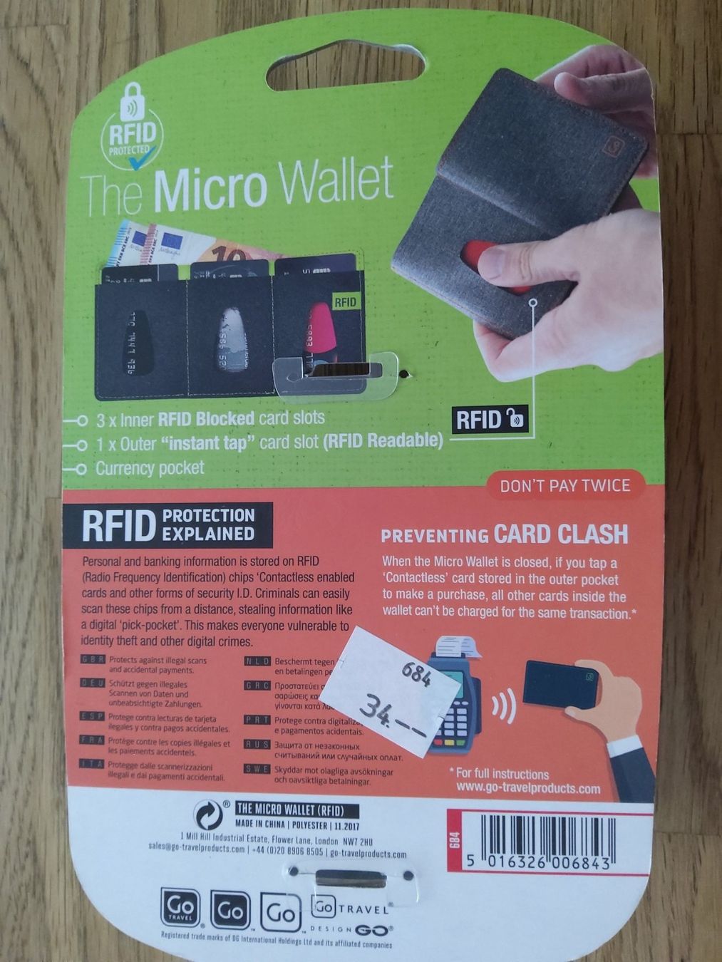 Portafogli: ☆ Neues Micro Wallet ☆ – Nuovo e nell'imballaggio originale da Zürich venduto da lehmi1 1