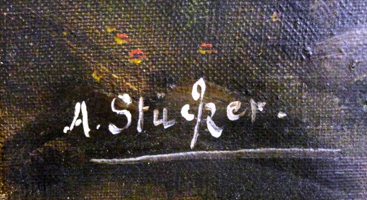 Tableaux: Öl auf Leinwand A.Stücker – D'occasion à zurich par ARTMYART 4