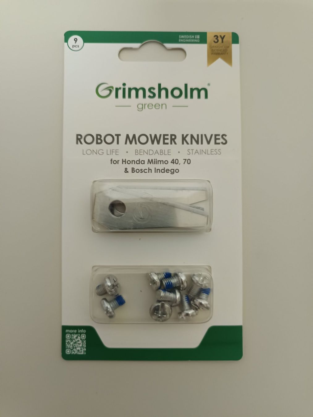 Tagliaerba: 5 Packungen Rasenmäher Messer – Nuovo e nell'imballaggio originale da Rüthi (Rheintal) venduto da Balty