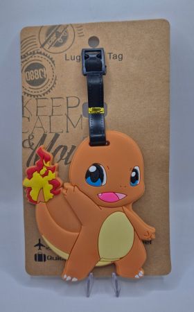 Pokemon Glumanda / Charmander Kofferetikett / Luggage Tag