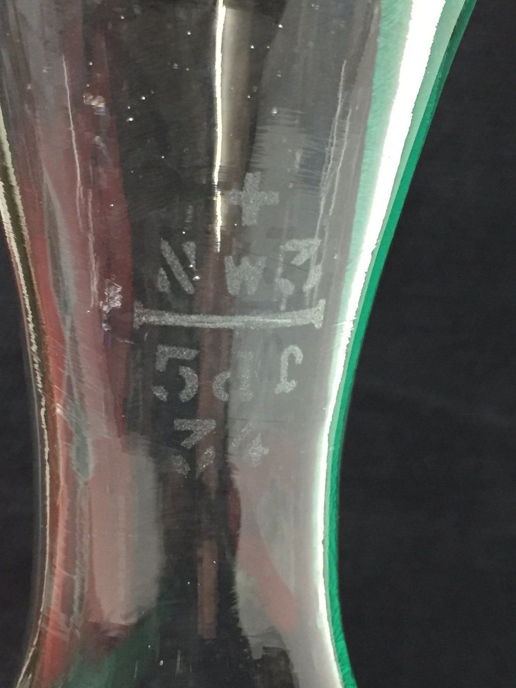 Bottiglie: Antike Schweizer Glasflasche aus 1934 – Usato da Schaffhausen venduto da vintageworld