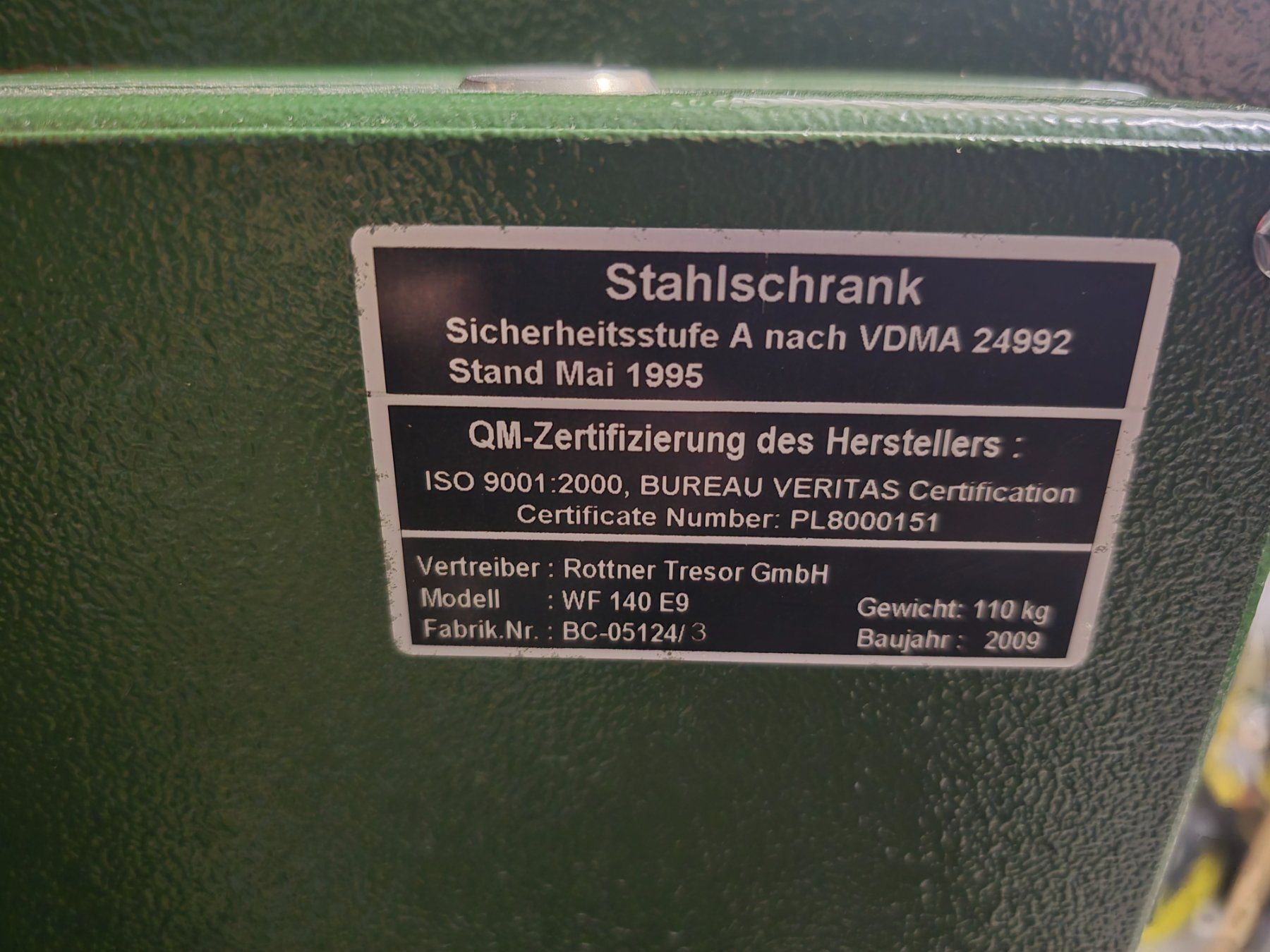 Casseforti: Waffenschrank Rottner – Usato da Buttikon SZ venduto da fedor02 3
