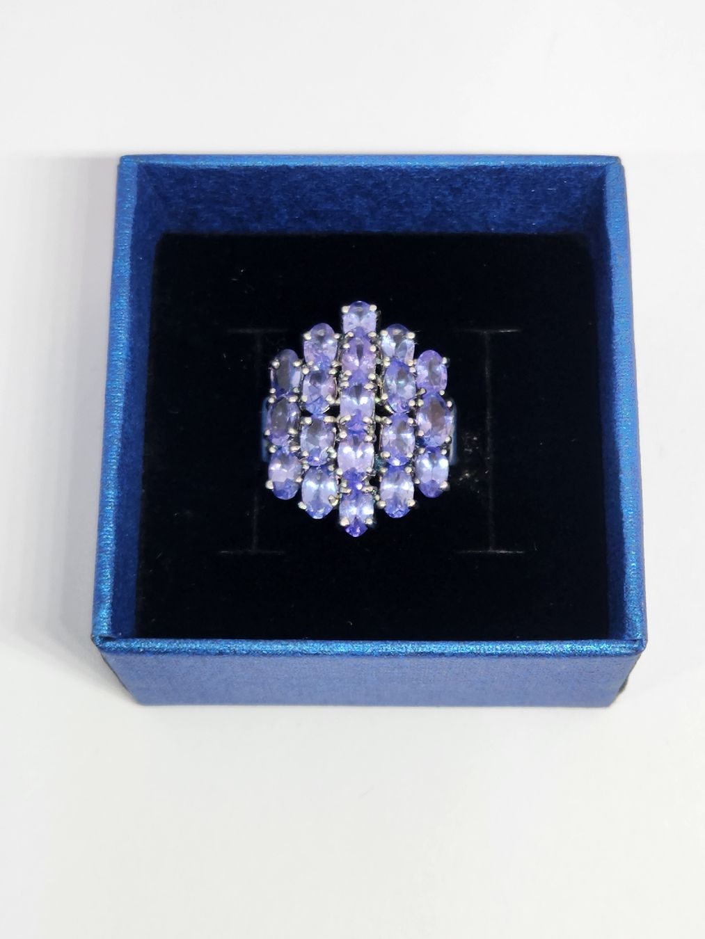 Anelli: Iolite Ring, in Massivem Silber 925, – Usato da St. Gallen venduto da GIULESGG 6
