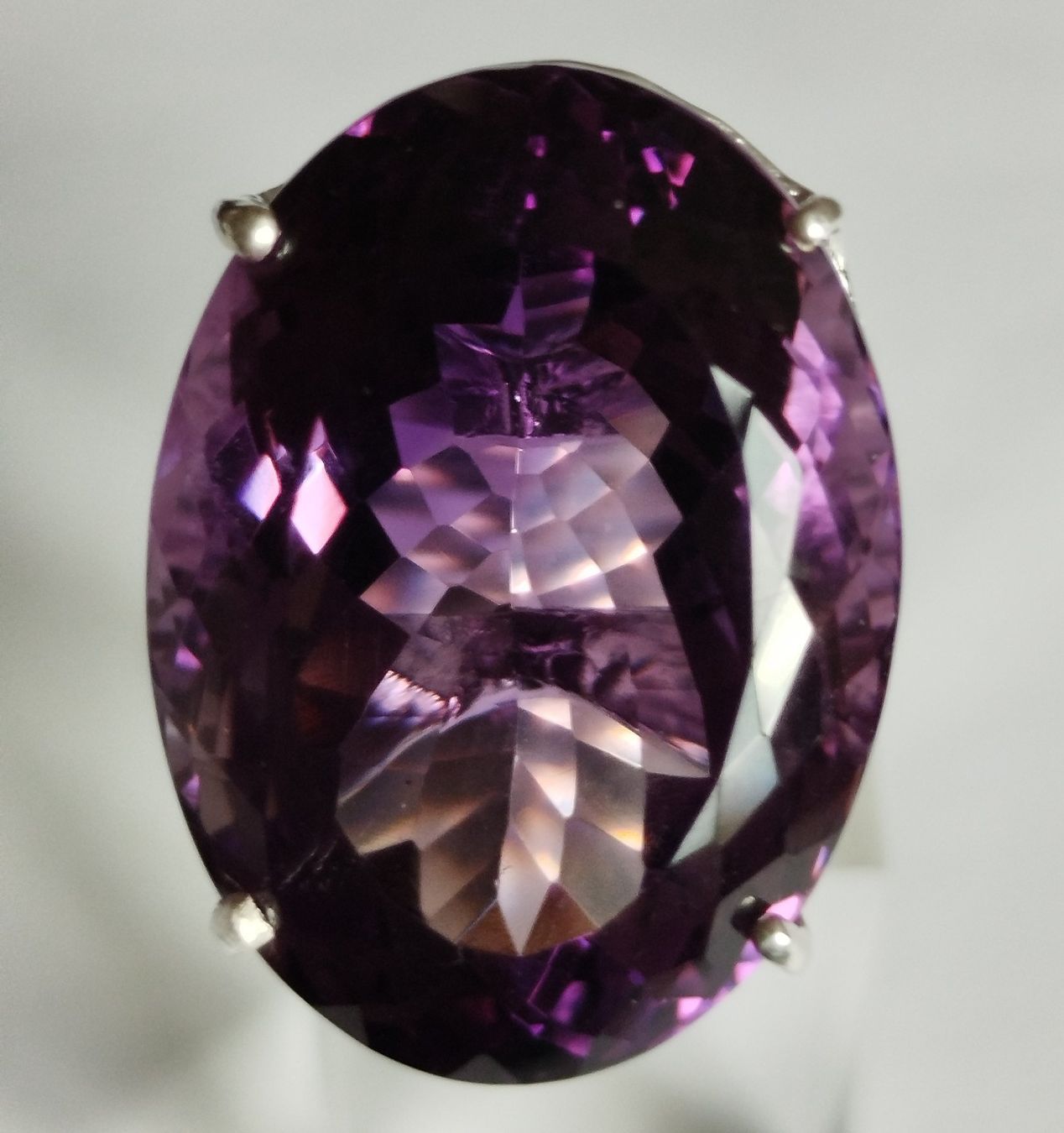 Anelli: NEU: Amethyst Ring Schmuck Grösse 57 Designerstück – Nuovo (secondo la descrizione) da Matten b. Interl venduto da EdelsteineInterlaken 1