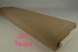 Baumwolljersey Taupe Uni