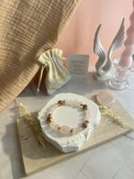 Echtes Edelstein-Armband Rosenquarz & Rhodonit – Self Love
