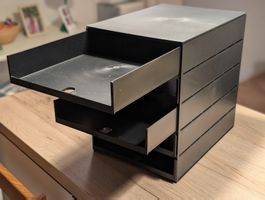 Organizer mit 5 Schubladen schwarz gebraucht - Styro