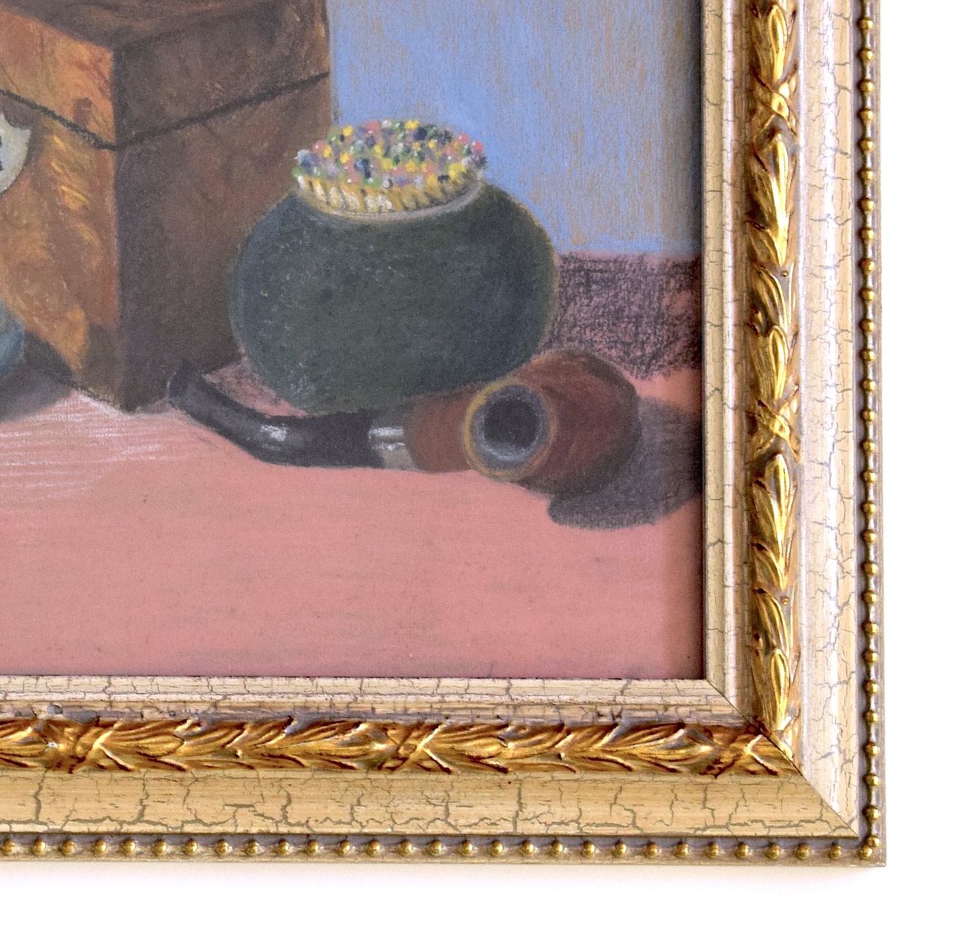 Dipinti: TOP Stillleben sign. antik Pfeife Zigarre Jugendstil – Usato da Zürich venduto da Kunstvoll 7