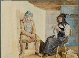 BURGDORFER, DANIEL DAVID (Berne 1800 - 1861 Lausanne) Salon