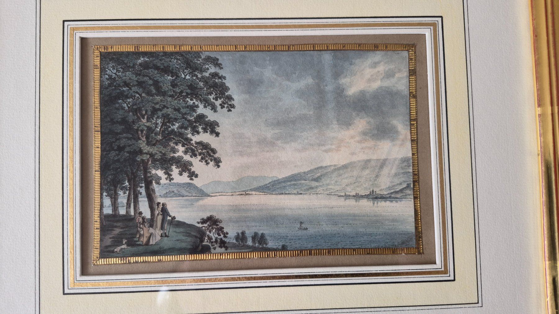 Incisioni: ORIGINALSTICH Bielersee St. Petersinsel – Usato da Twann venduto da Twann 1