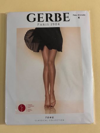 GERBE, Strumpfhose TONG, Grösse L (4), Farbe Braun