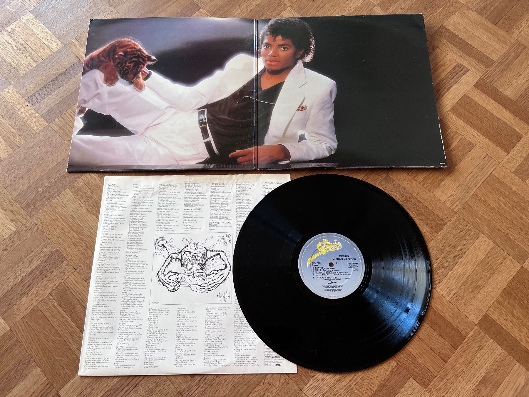 Vinyles: Michael Jackson - Thriller – D'occasion à Giebenach par Wurlitzer70 1