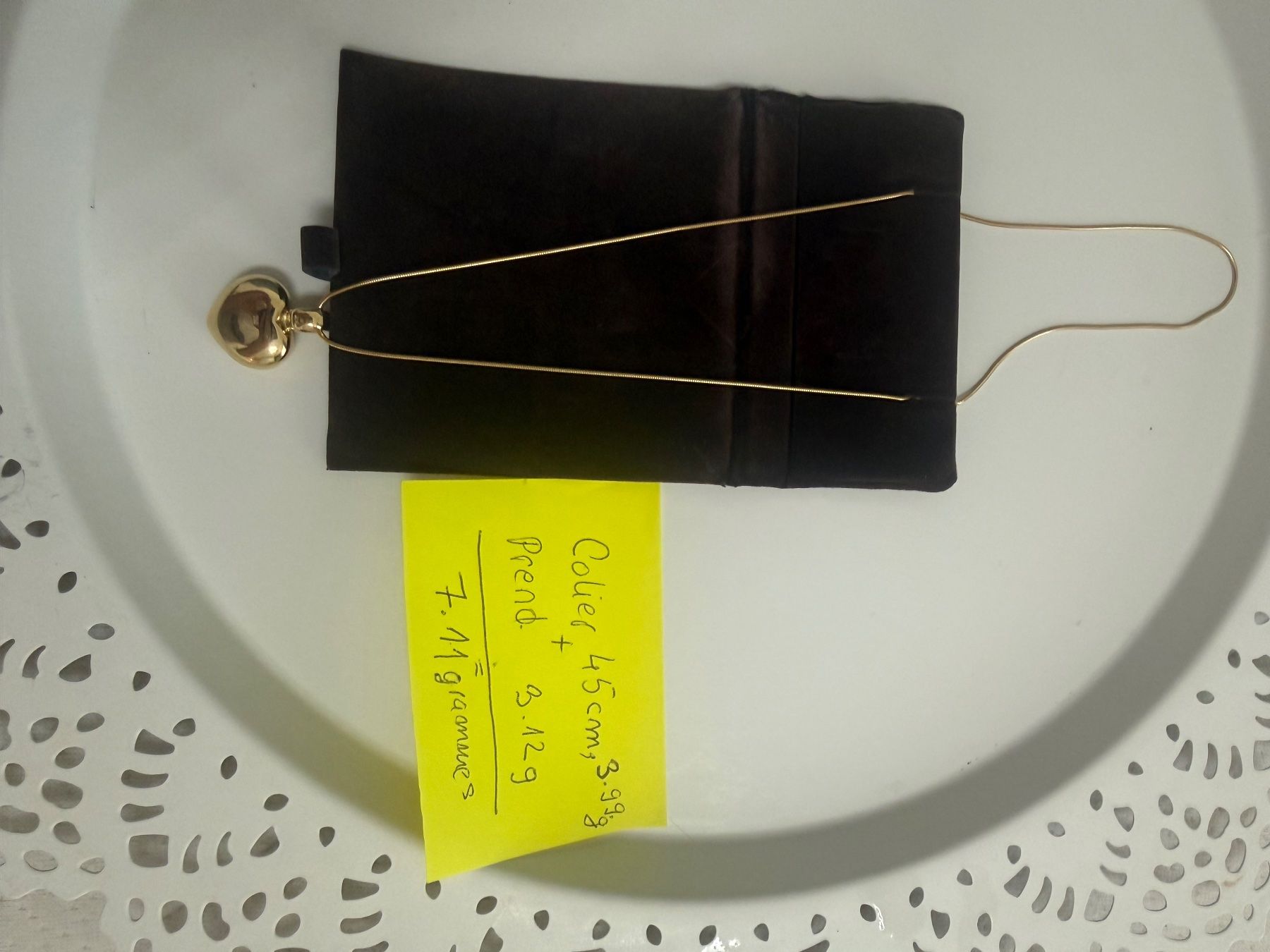 Sonstiger Schmuck: Ensemble bijoux 18k Neuf. 39.10 grammes – Neu und originalverpackt aus St-leonard von Lilliii 6