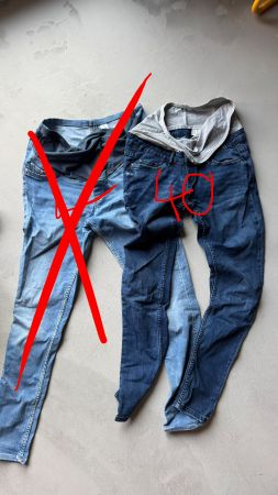 1 Umstandshosen Jeans blau Grösse 40