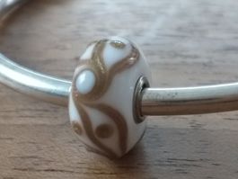 Trollbeads Bianco Glitter