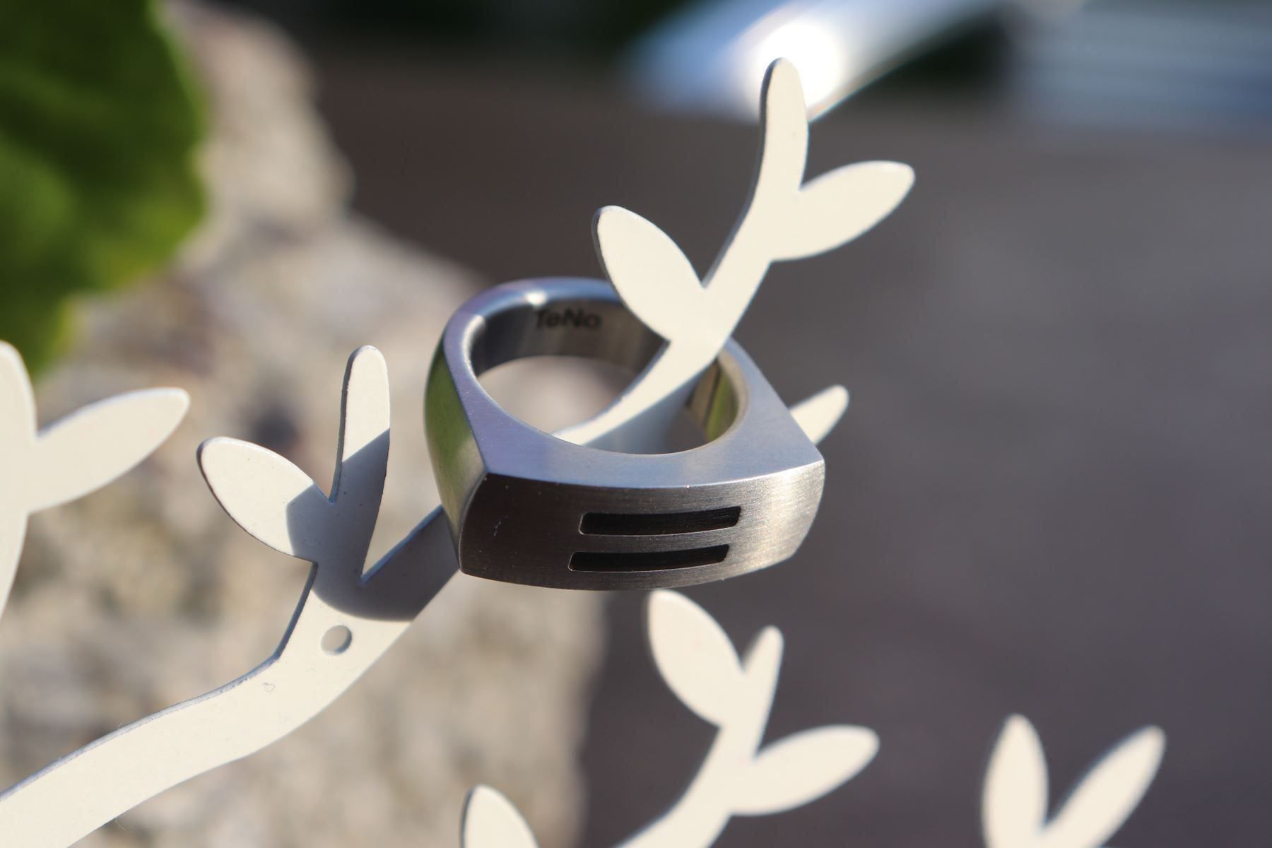 Anelli: Original TeNo Edelstahlring, neu – Nuovo (secondo la descrizione) da Arbon venduto da Helmuth 3
